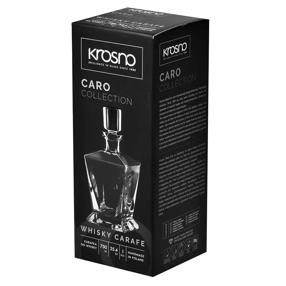 Графин для виски Krosno Caro, стекло, 750 мл (791265) - фото 3