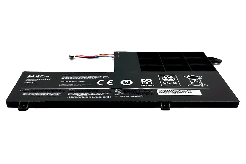 Акумулятор для Lenovo IdeaPad 330S-14AST 330S-15ARR 720-15IKB S41-35 S41-70 S41-75 Yoga 500-14IBD Yoga 500-15ACL 7.6V 4500 mAh (L14M2P21-2S1P-4500) - фото 3
