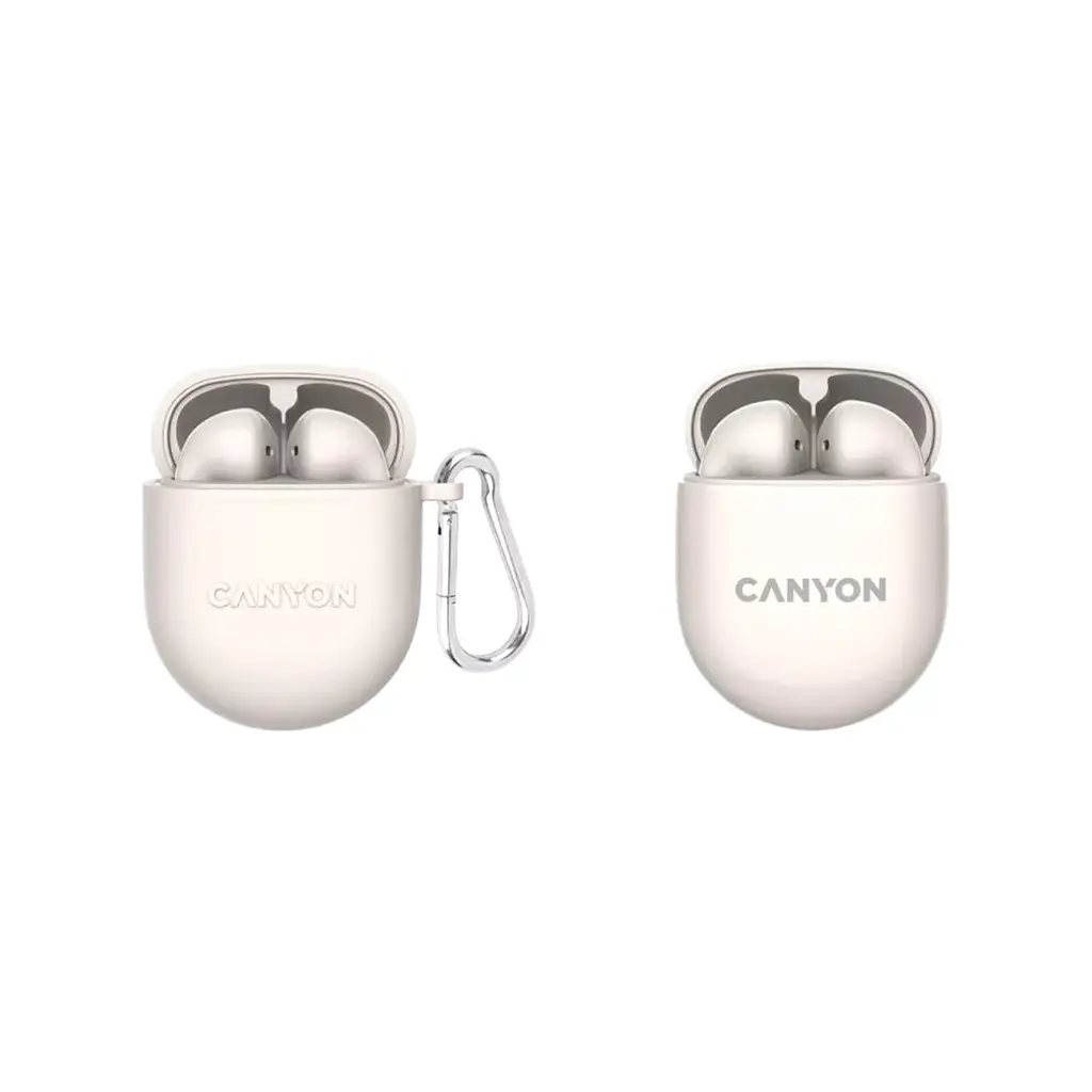 Навушники Canyon TWS-6 Beige (CNS-TWS6BE) - фото 5