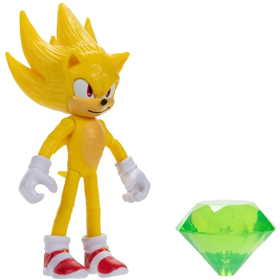 Ігрова фігурка Sonic the Hedgehog 2 W2 Соник зі смарагдом, зі артикуляцією, 10 см (41497i) - фото 2