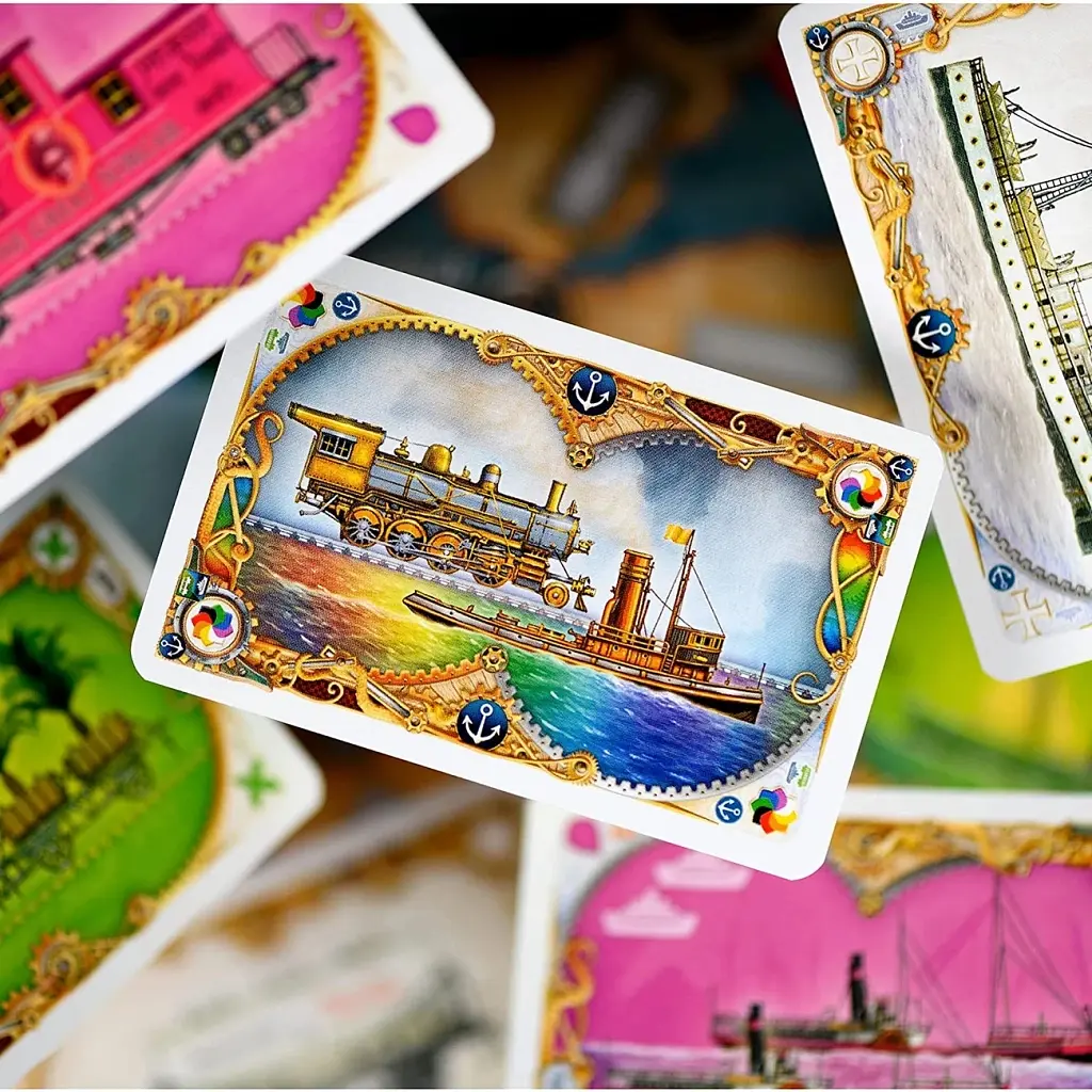 Настільна гра Lord of Boards Квиток на поїзд: Рейки та вітрила (Ticket to Ride: Rails & Sails) українська (LOB2333UA) - фото 3