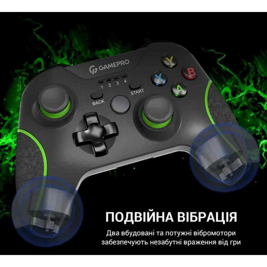 Геймпад джойстик GamePro MG-650 Black 2.4G PC/PS3/Android - фото 11