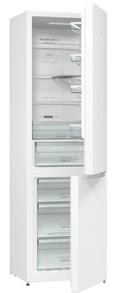 Холодильник Gorenje NRK6201SYW 200х60х60см 2 двері 235(96) л А+ NF+ (NRK6201SYW) - фото 7