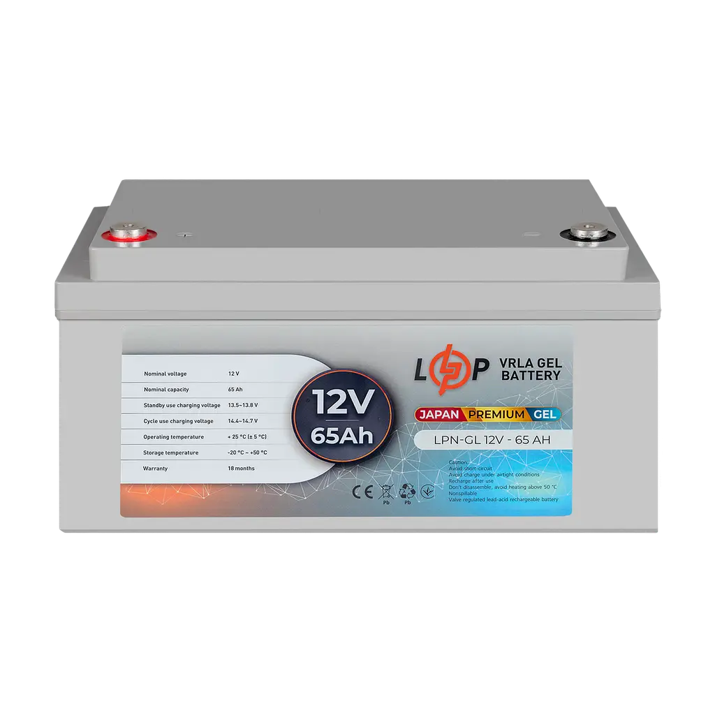 Акумулятор гелевий LPN-GL 12V - 65 Ah - фото 2