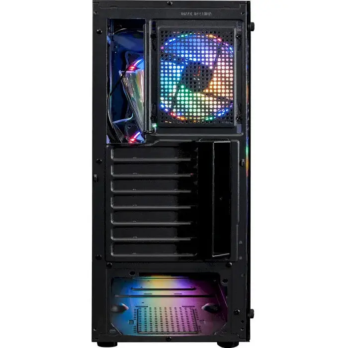 Корпус Frime Nucleus Black USB 3.0 без БЖ (Nucleus-U3-GLS-4DTRMLT16.6WP) - фото 7