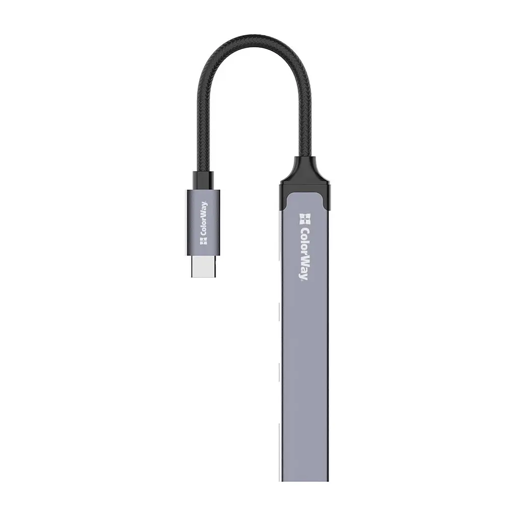 Концентратор ColorWay USB-C 4-в-1 USB2.0х3/USB3.0 (CW-HUB04) - фото 7