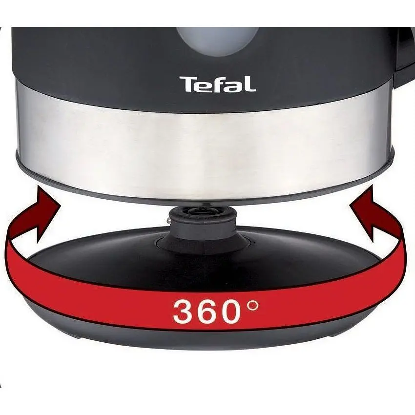 Електрочайник Tefal Snow KO330830 чорний 1.7 л (KO330830) - фото 5