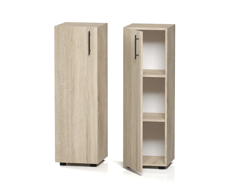 Пенал закрытый средний ОП-712 Orange-Line 350х347х1103 Дуб сонома - фото 2