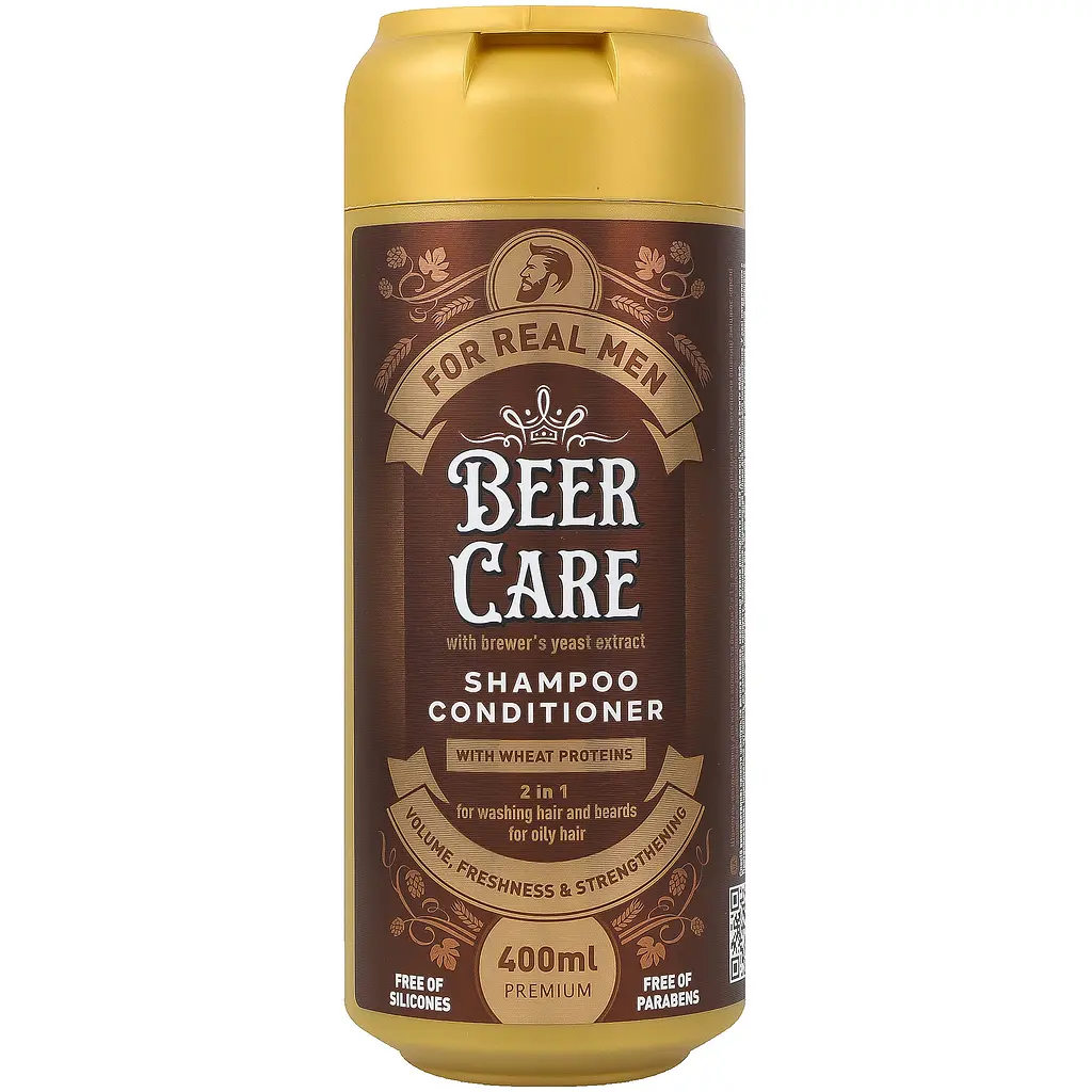 Шампунь-кондиціонер Beer Care 2 в 1 з протеїнами пшениці 400 мл - фото 5
