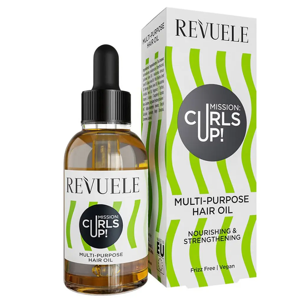 Масло Revuele Mission: Curls up! универсальное, для вьющихся волос, 30 мл - фото 1