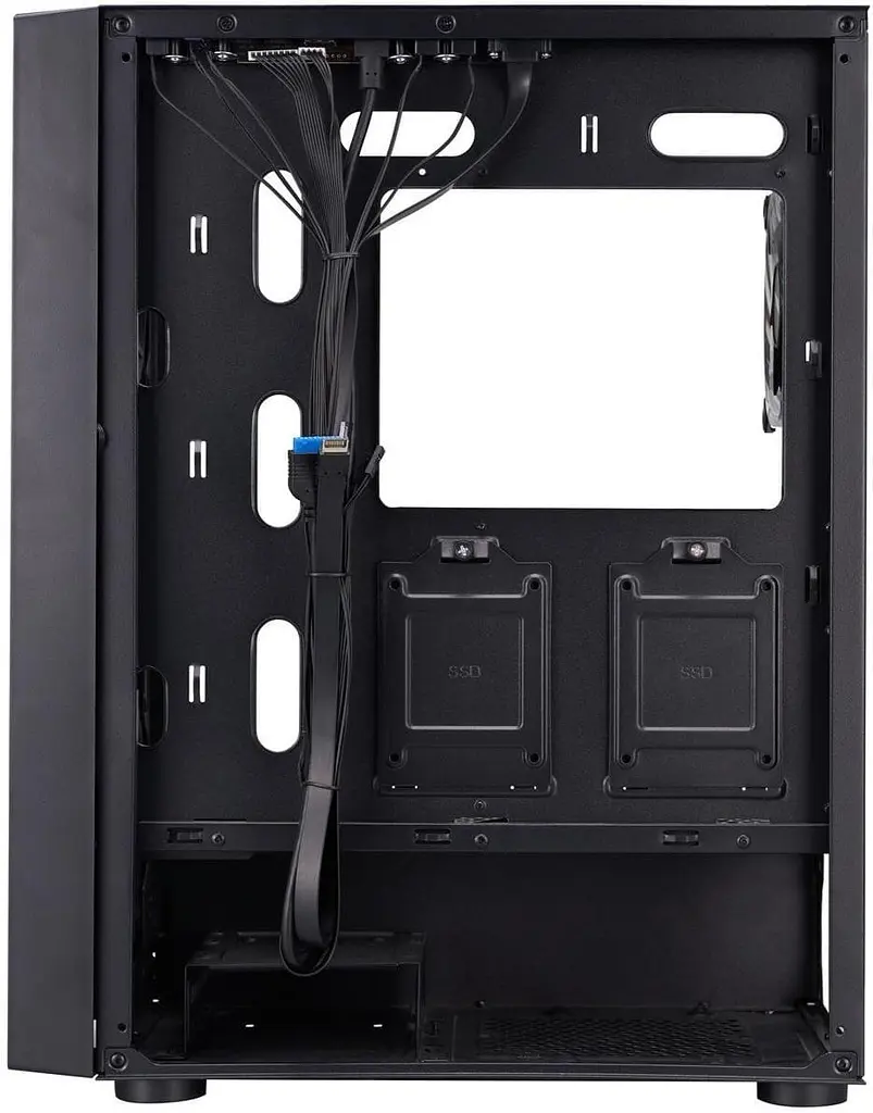 Корпус 1stPlayer Go6-BK-4FS7 Black без БП (Go6-BK-4FS7) - фото 3
