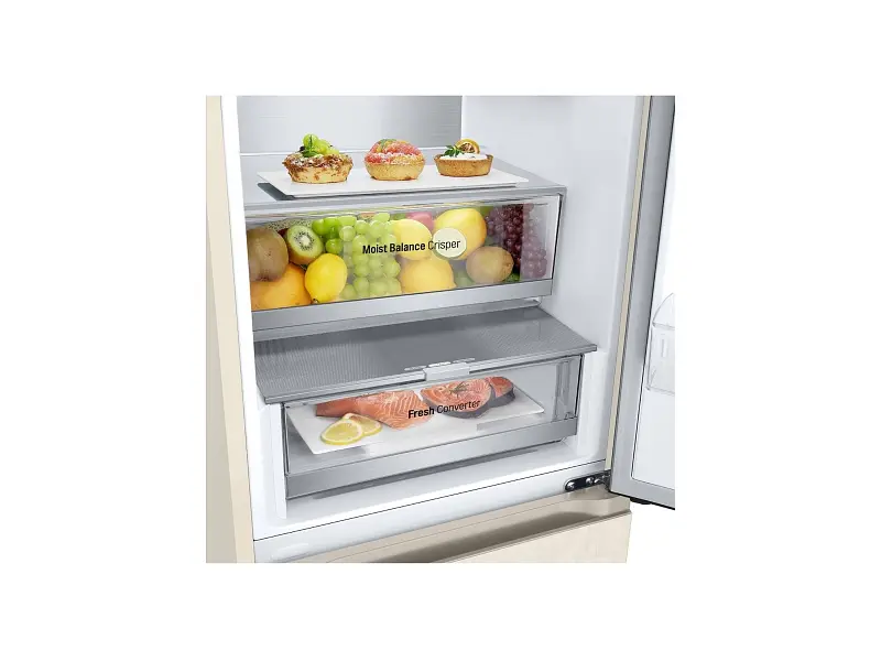 Холодильник с морозильной камерой LG GC-B459FEPW - фото 6
