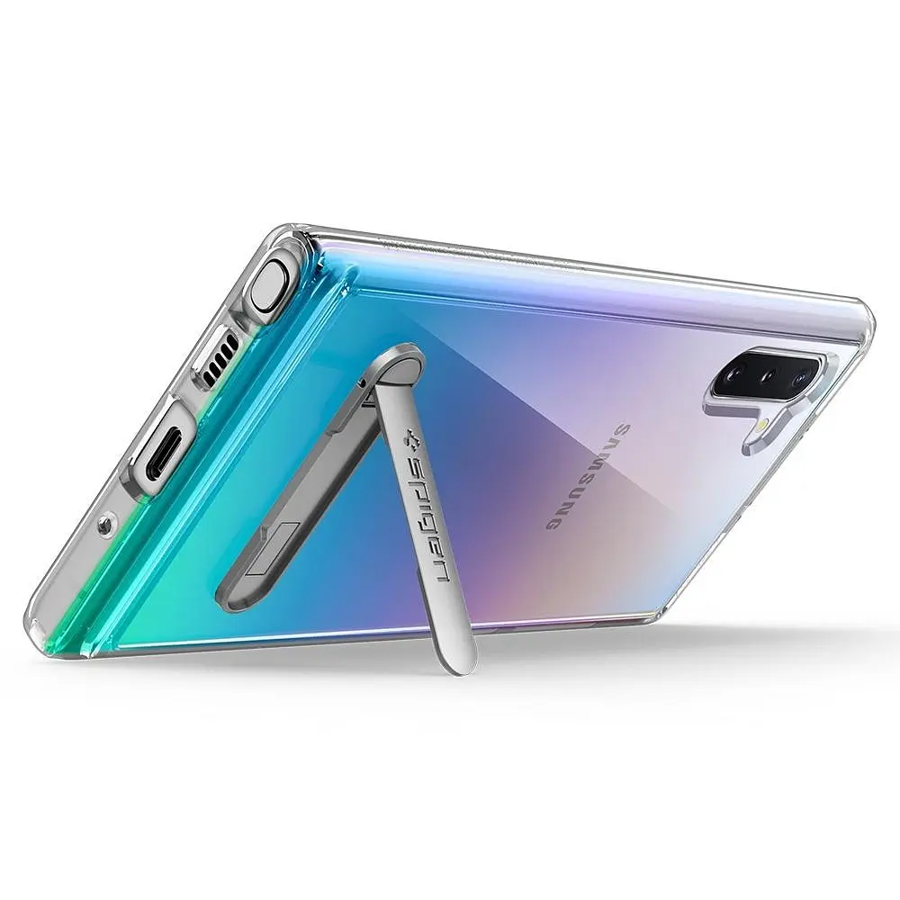Чохол прозорий із підставкою Spigen Ultra Hybrid S для Samsung Galaxy Note 10 Crystal Clear - фото 2