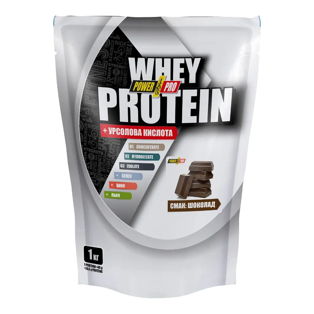Протеїн, Whey Protein — 1000 г Chocolate