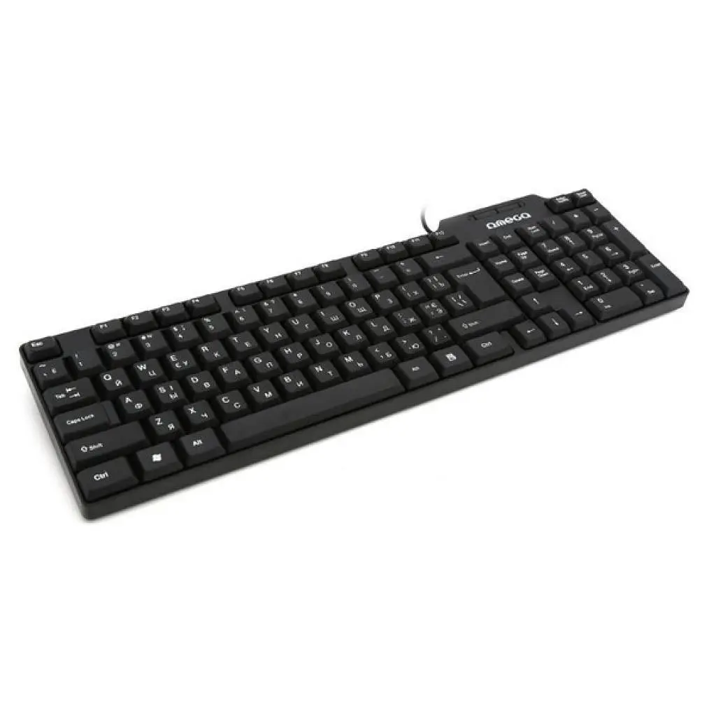 Клавіатура Omega OK-05 Cyrilic Version USB Black (OK05TRU) - фото 2