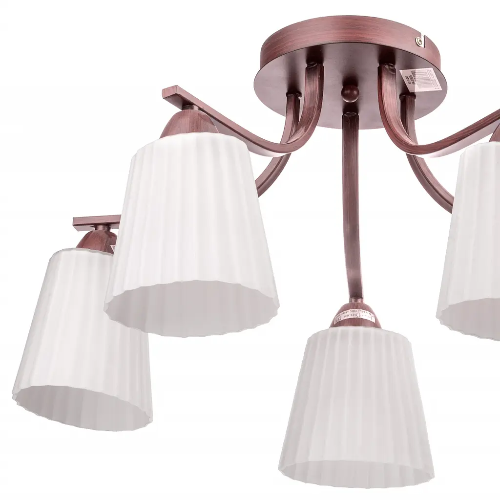 Люстра потолочная Brille классическая E14 60W CH (BR-375C/5) - фото 2