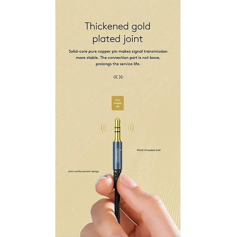 Кабель Joyroom AUX stereo audio cable SY-10A1 1 м - фото 4