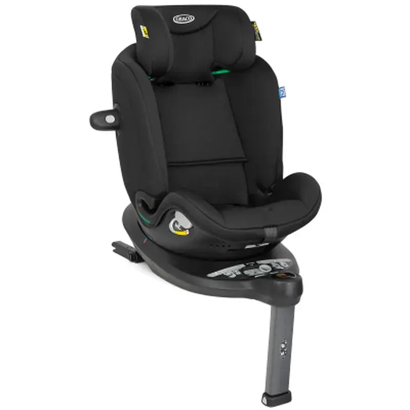 Автокрісло Graco Turn2Me Grow i-Size, 40-125 см (0+/1/2/3), чорне (GC2404AAMDN000) - фото 4