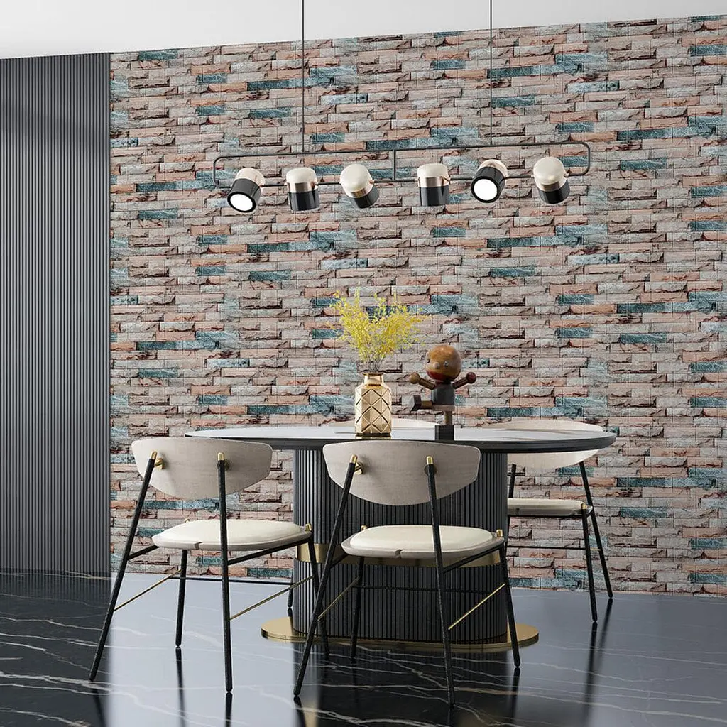 Панель стінова Sticker Wall 700х770х3мм Мармур кольоровий SW-00001897 - фото 5