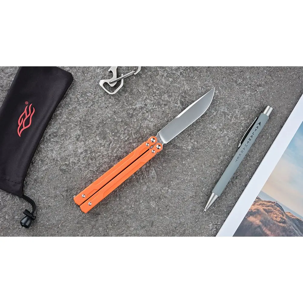 Нiж-метелик (балiсонг) Ganzo G766-OR - фото 9