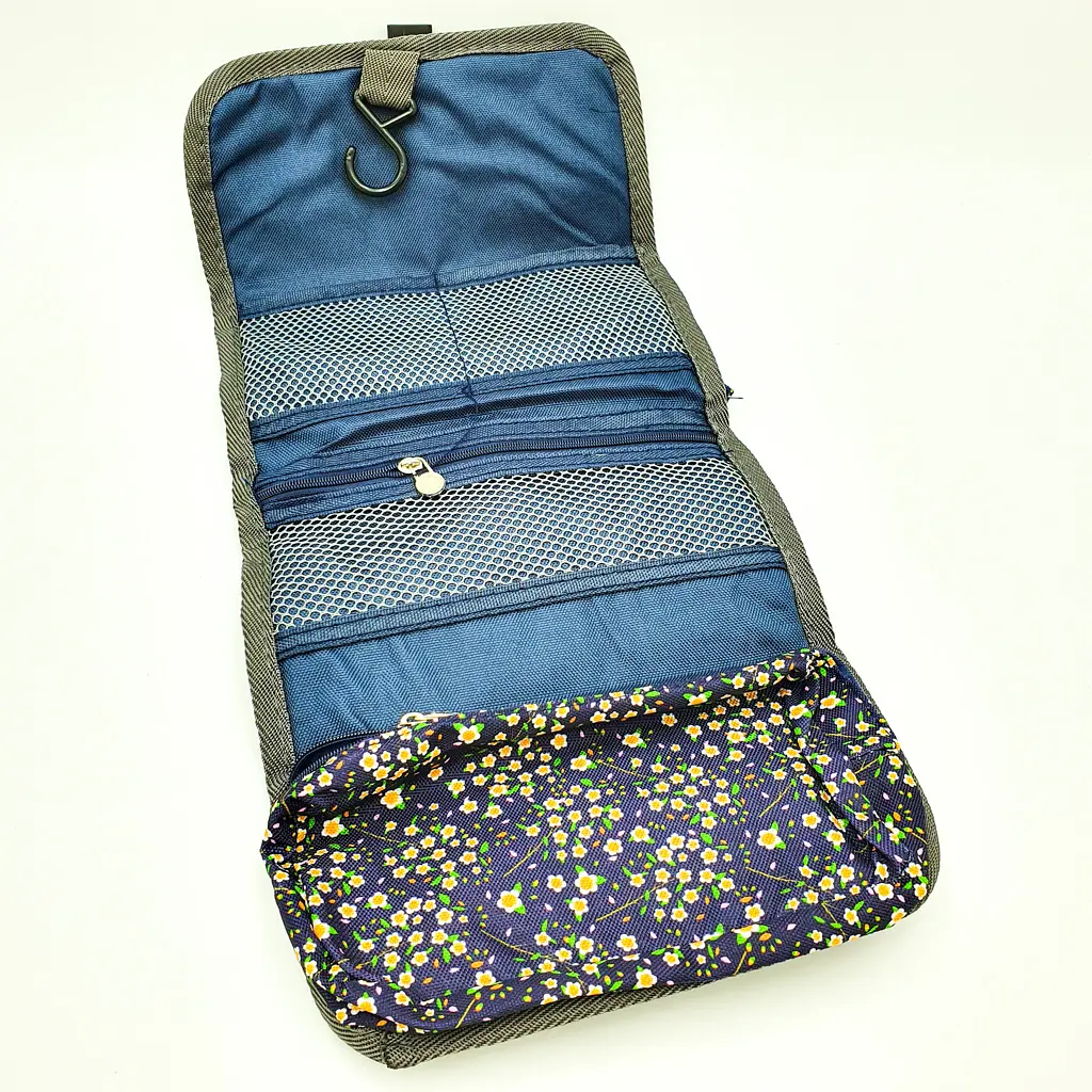 Косметичка несесер органайзер для косметики та туалетного приладдя Wash Bag синій - фото 6