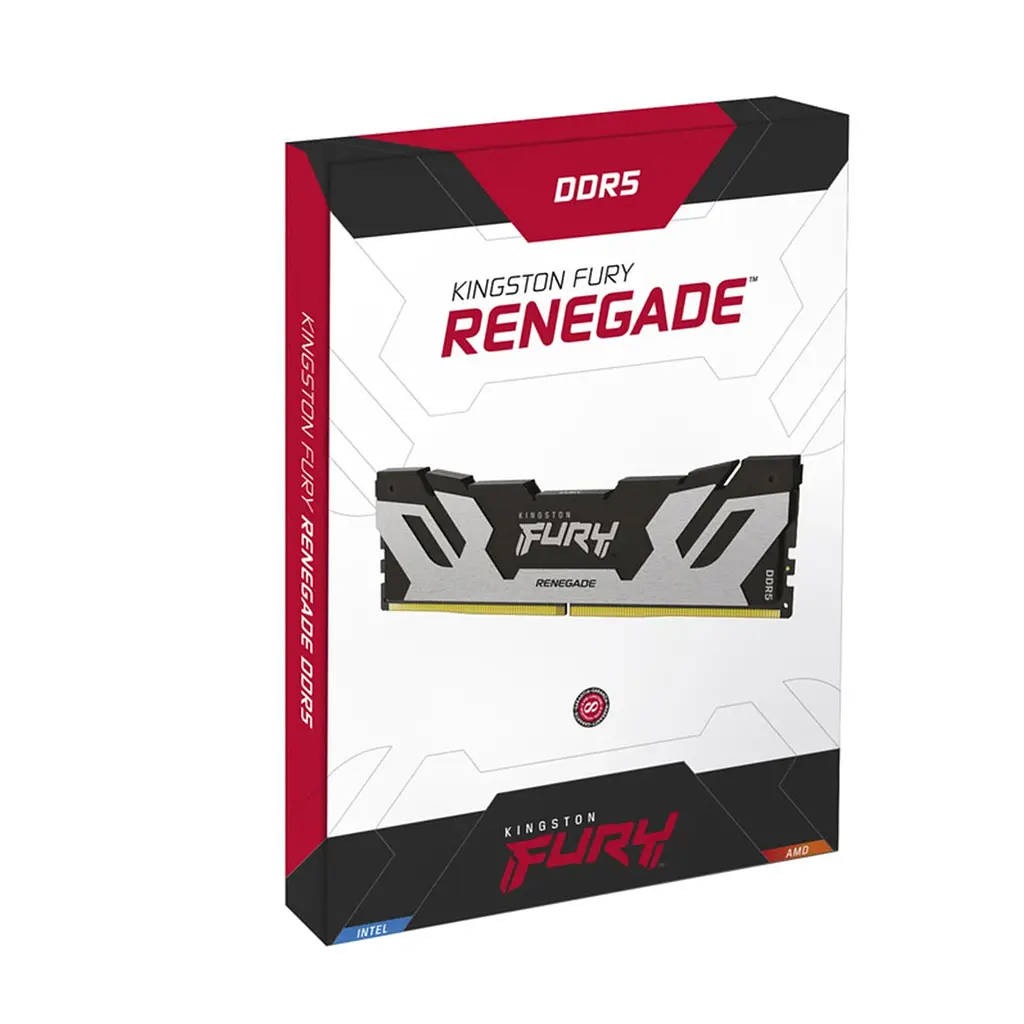 Модуль пам'яті Kingston Fury DDR5 96GB (2x48) 6000MHz Renegade Silver XMP (KF560C32RSK2-96) - фото 5