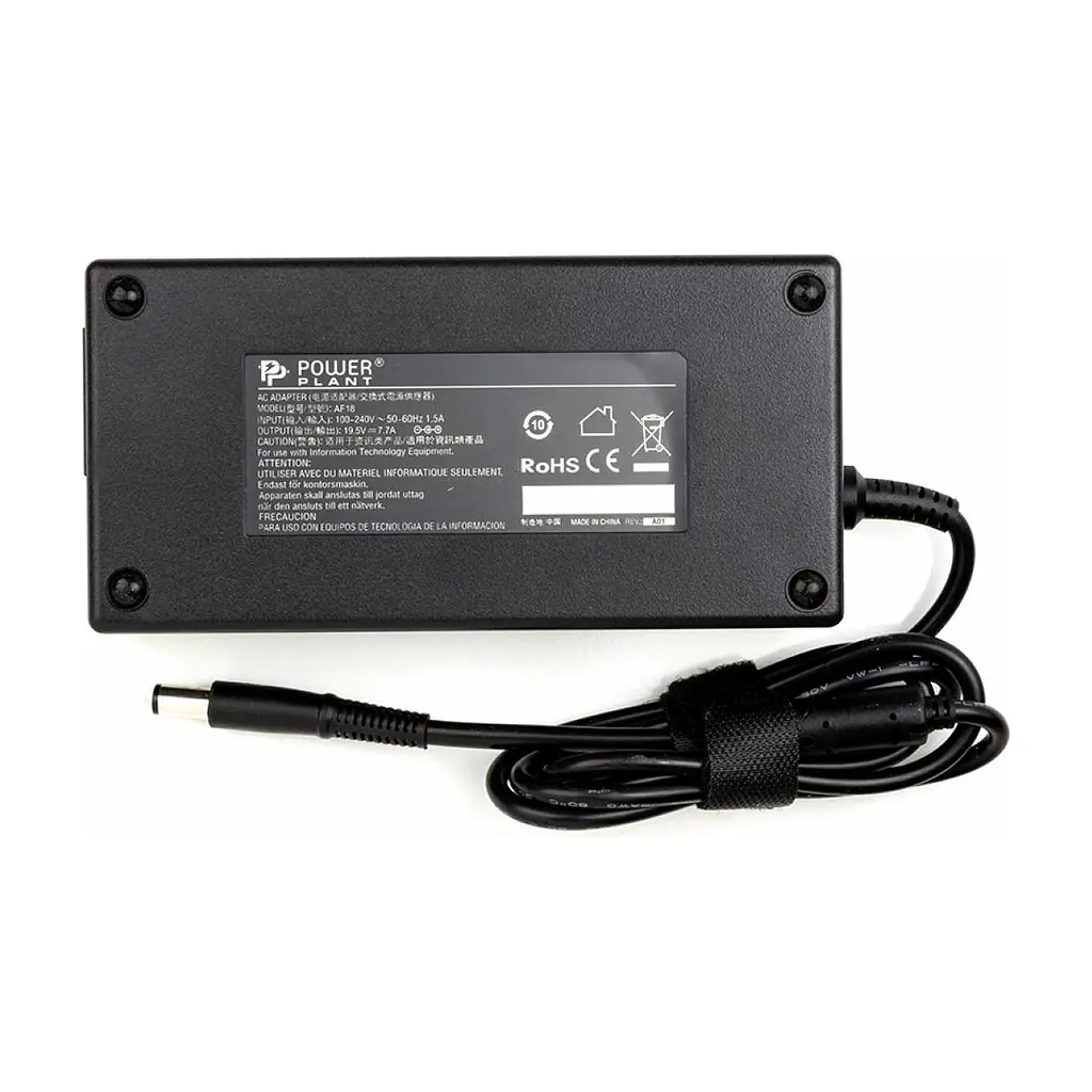 Блок питания для ноутбука PowerPlant DELL 220V, 19.5V 150W 7.7A (7.4*5.0) (DL150G7450)