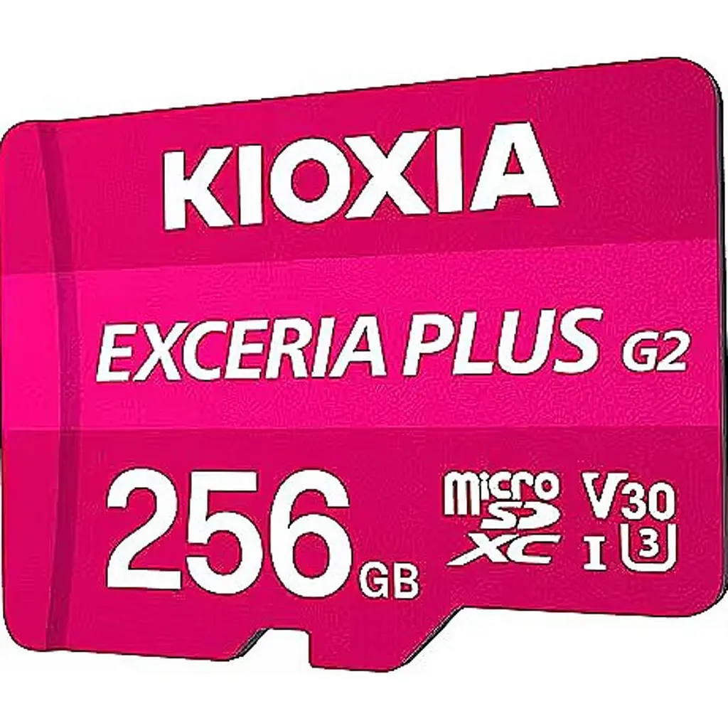 Карта памяти Kioxia microSDXC Exceria Plus G2 256GB Class 10 UHS-I U3 V30 (LMPL2M256GG2) [163976] - фото 2