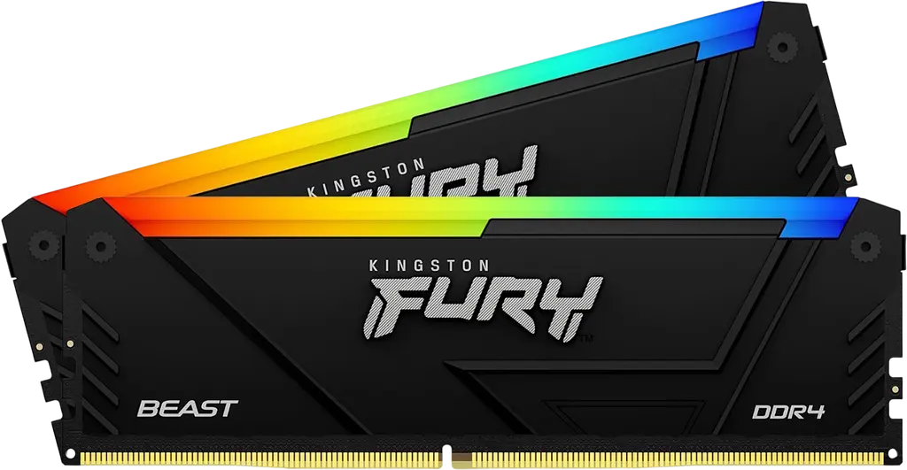 Оперативна пам'ять Kingston Fury 16GB (2x8GB) DDR4 3200MHz Beast RGB (KF432C16BB2AK2/16WP) - фото 3