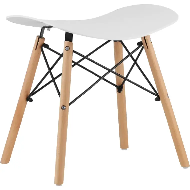 Табурет Leobert Corfu вигнутий Білий - фото 1