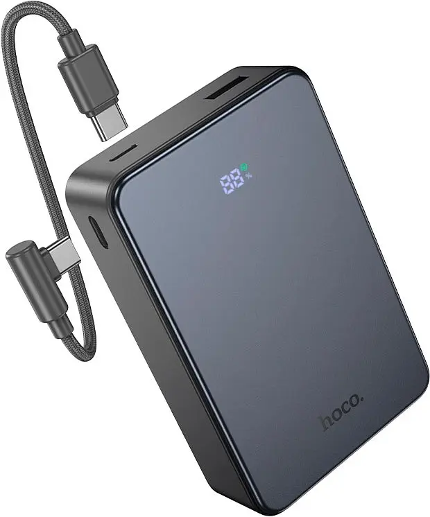 Портативний акумулятор Hoco J170A Starlight 22.5W 20000mAh grey - фото 5