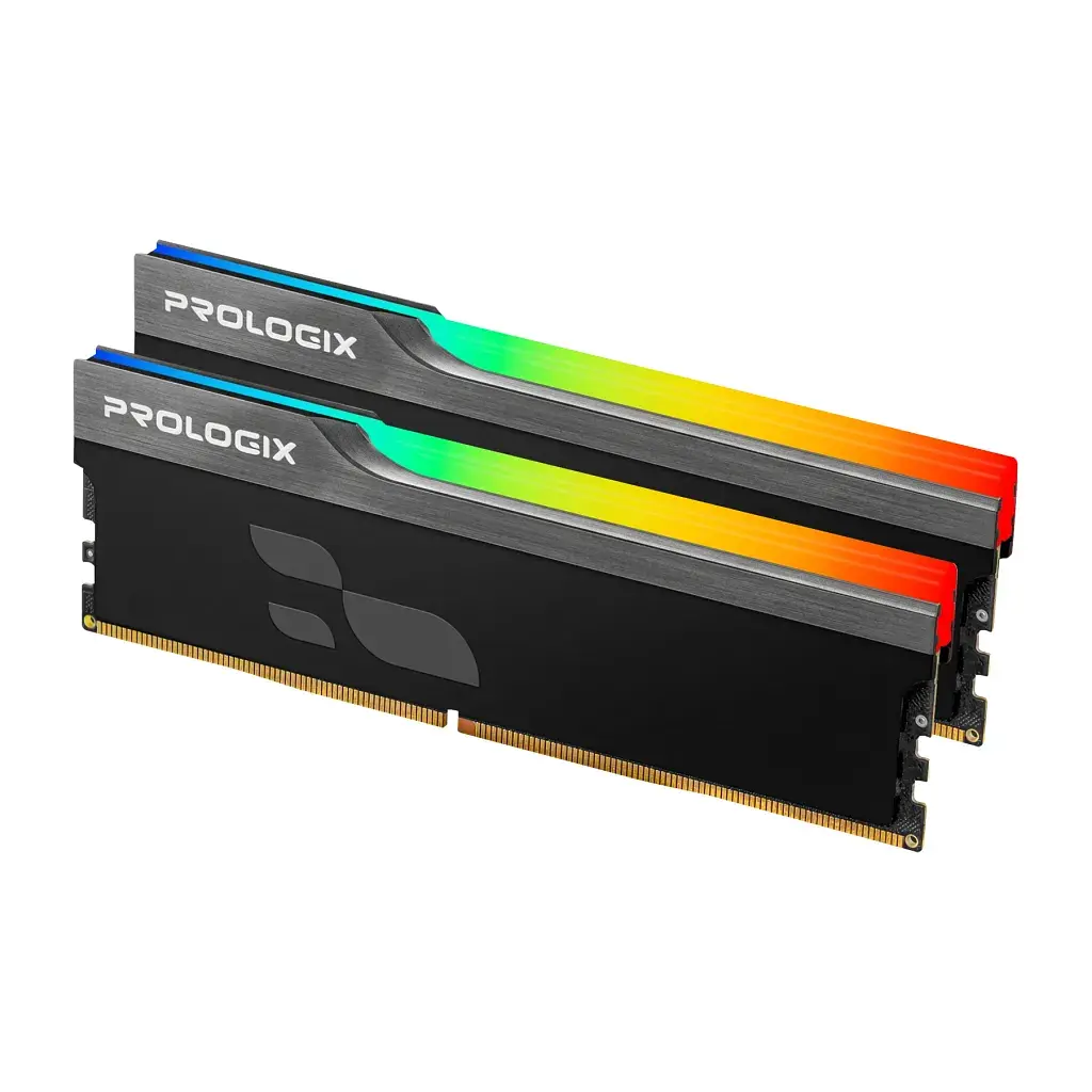 Модуль пам'яті для комп'ютера DDR4 16GB (2x8GB) 3600 MHz Onyx Black RGB Prologix (PRO16GB3600YBR4K) - фото 2