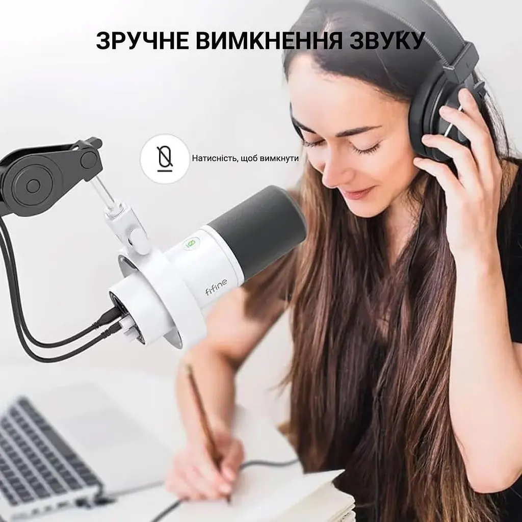 Микрофон Fifine K688W White (K688W) - фото 3