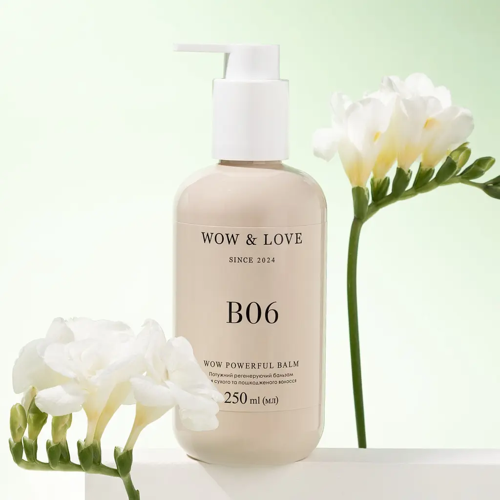 Регенеруючий бальзам для сухого та пошкодженого волосся Wow & Love 250 мл - фото 3