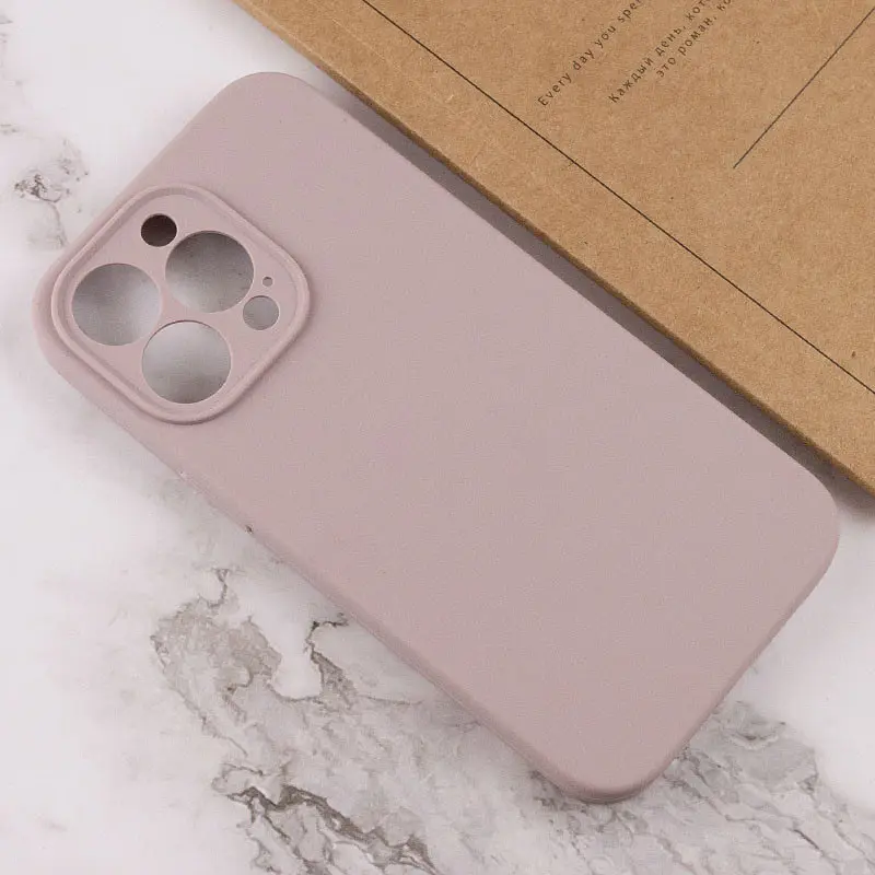Чохол Silk Full Camera Protective (AA) NO LOGO для Apple iPhone 13 Pro (6.1") Сірий / Lavender - фото 3