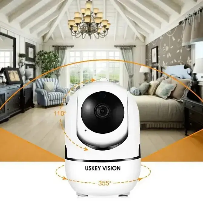 IP камера UKC CAD-Y13G 1080p, камера відеоспостереження бездротова, поворотна камера для дому (ST) - фото 2
