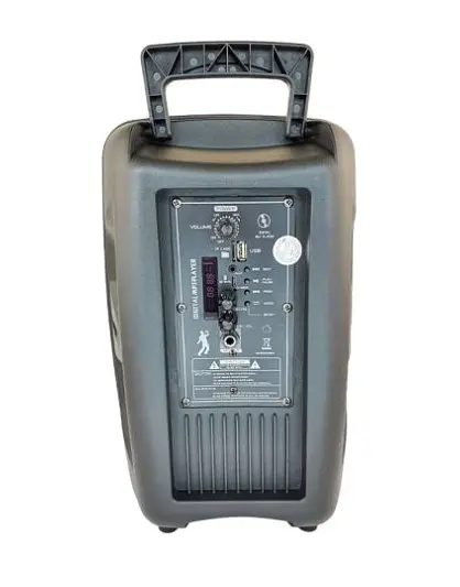 Колонка Big PK-07 bluetooth + микрофон (248*189*371) USB/MO3/FM/TWS black - фото 3
