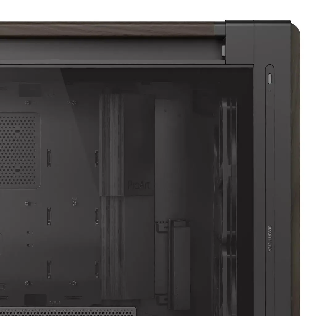 Корпус для ПК ASUS ProArt PA602 Walnut Wood Tempered Glass Modern Black (90DC00J0-B09030) - фото 7