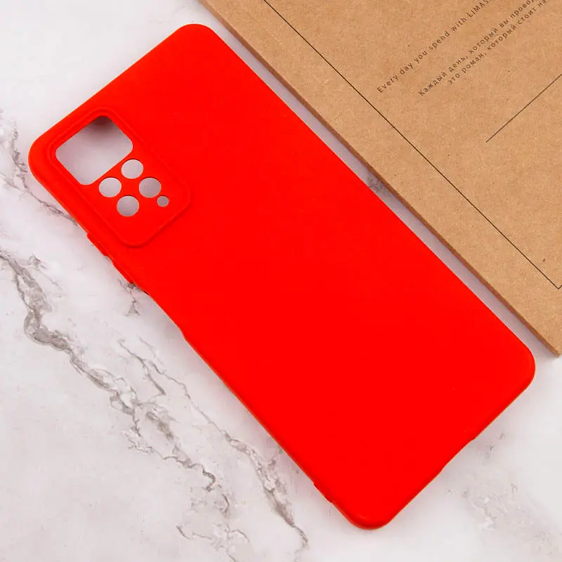 Чохол Epic Silicon Cover Full Camera для Xiaomi Redmi Note 11 Pro (Global)/Note 11 Pro 5G (Red) [75130] - фото 4