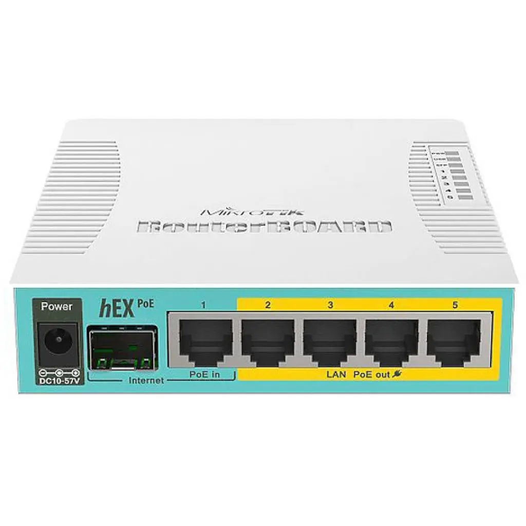 Маршрутизатор Mikrotik hEX PoE (RB960PGS) - фото 2