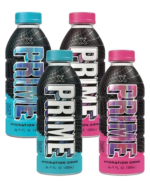 Напій Prime Hydration Pink X Hydration Drink Limited Edition фіолетовий 500 мл - фото 7