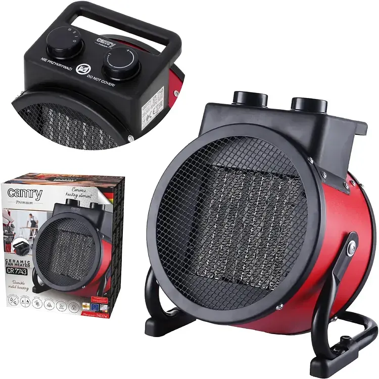 Тепловентилятор Camry CR 7743 керамічний з регулюванням кута нахилу - фото 9