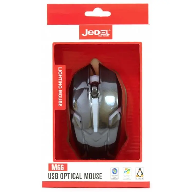 Ігрова миша JEDEL M66 1500DPI - фото 6