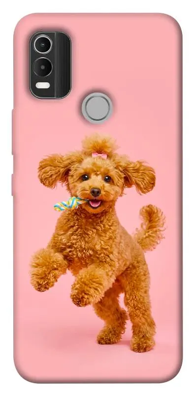 TPU чохол Demsky Happy poodle для Nokia C21 Plus