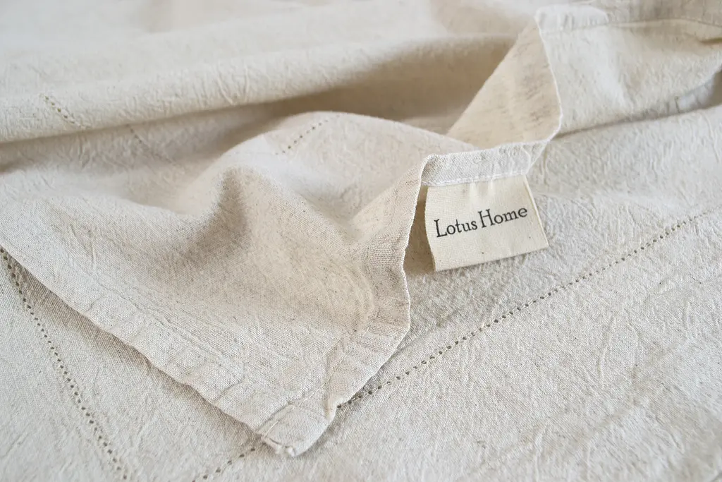 Скатерть со льна Lotus Home - Arasa 150x200 - фото 3