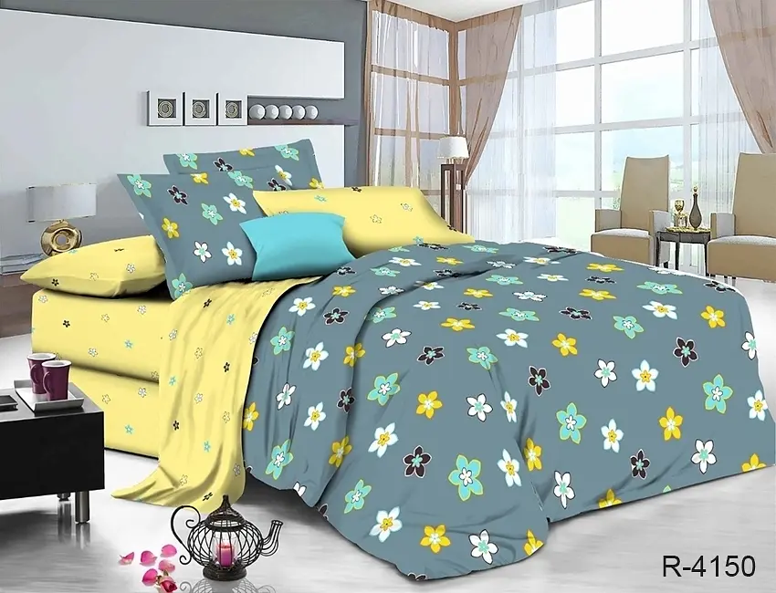 Комплект постільної білизни (R4150) Євро TAG tekstil pbe0027746