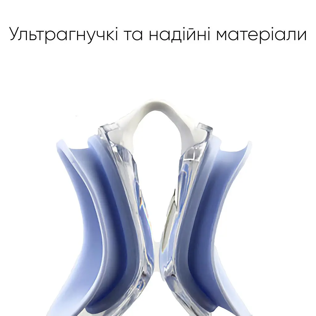 Подростковые (взрослые) Очки для плавания Renvo Mira JR Anti-fog Голубые OSFM (2SG230-06) - фото 8