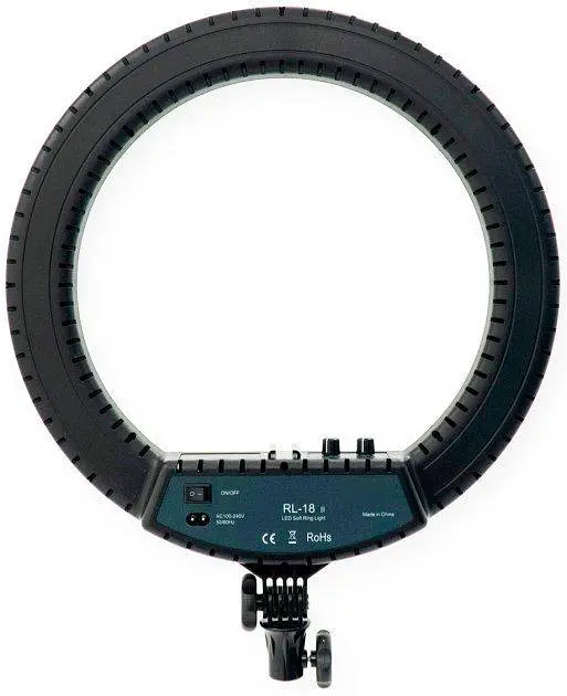 Професійне селфі-кільце LED лампа No Brand RL-18 II 55W USB WiFi Bluetooth 45см із дзеркалом та пультом (1892278394) - фото 7