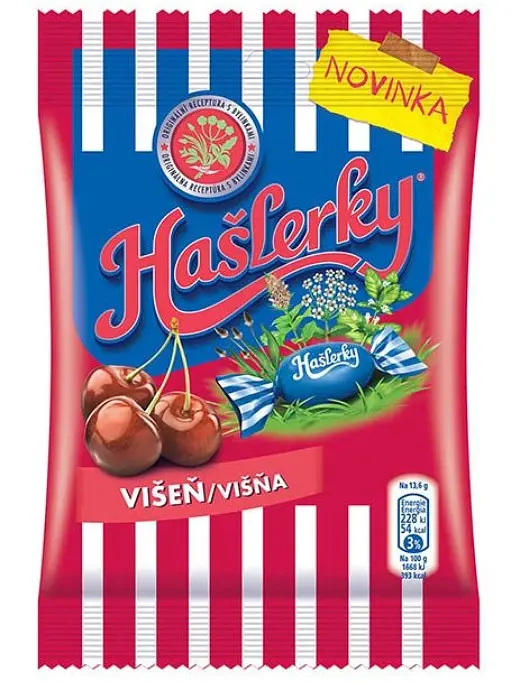 Льодяники Haslerky вишня 90 г