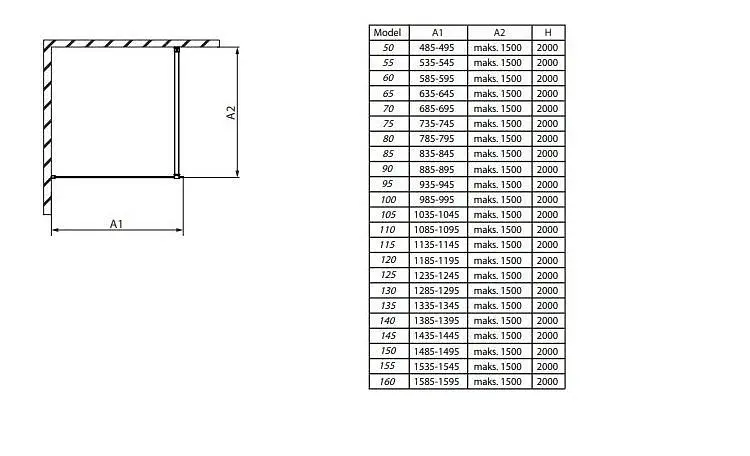 Душова перегородка Radaway Modo New II 125 см 389125-01-01 - фото 2